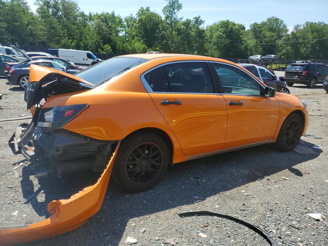 2012 Honda Accord Lx Orange vin: 1HGCP2F35CA167900