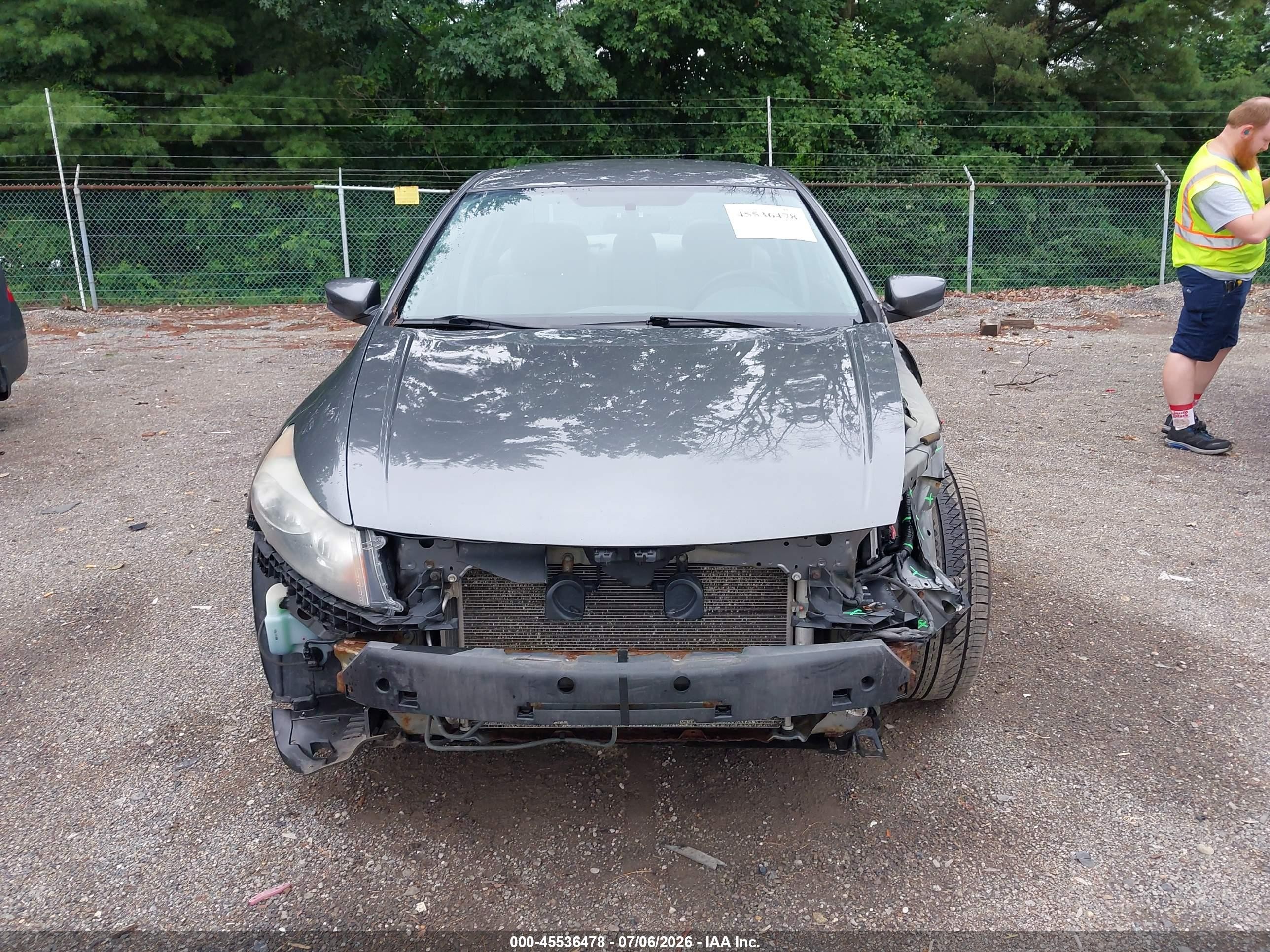 2012 Honda Accord 2.4 Lx Серый vin: 1HGCP2F35CA169534