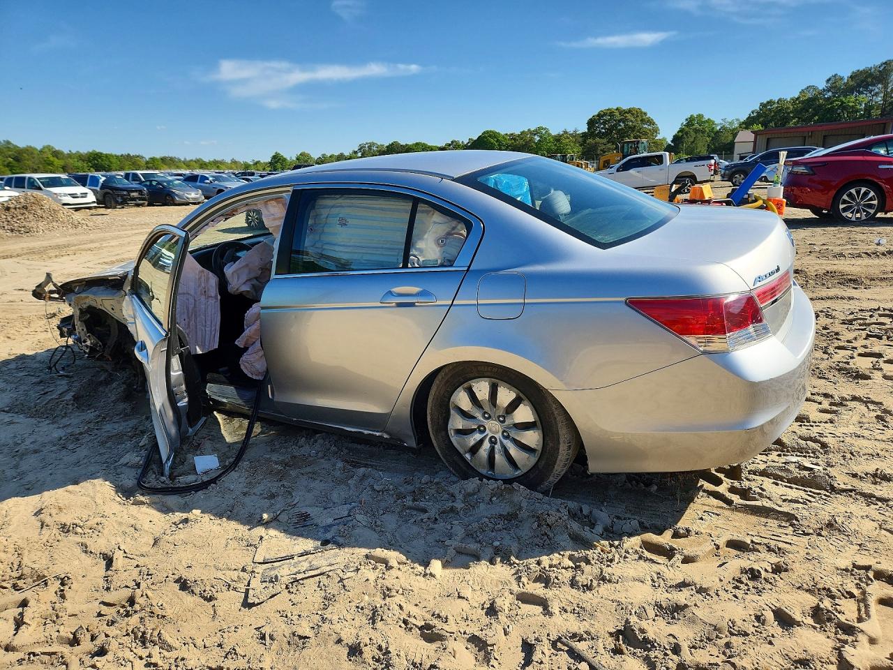 2012 Honda Accord Lx Серебряный vin: 1HGCP2F35CA170117