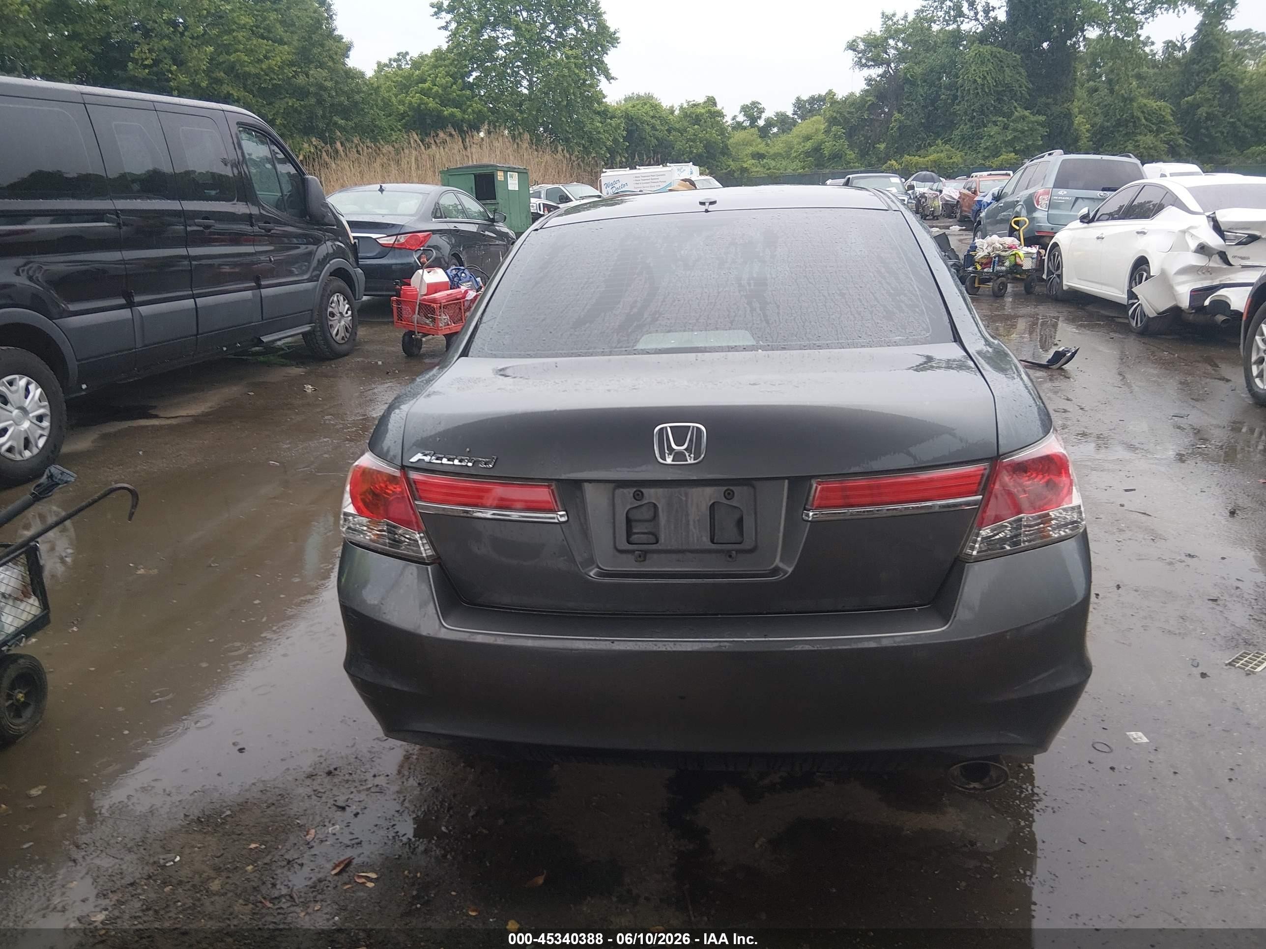 2012 Honda Accord 2.4 Lx Gray vin: 1HGCP2F35CA183885