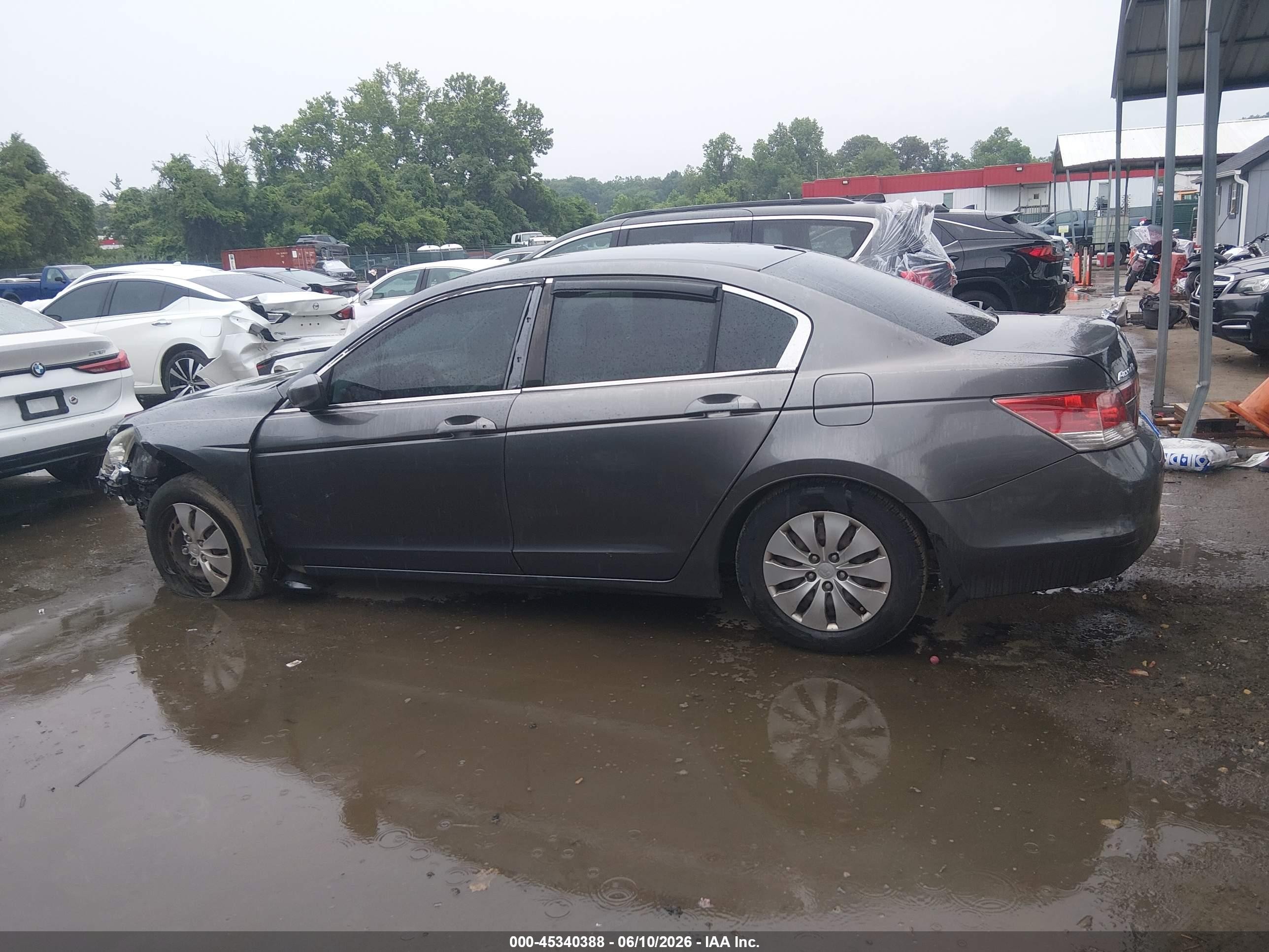 2012 Honda Accord 2.4 Lx Gray vin: 1HGCP2F35CA183885