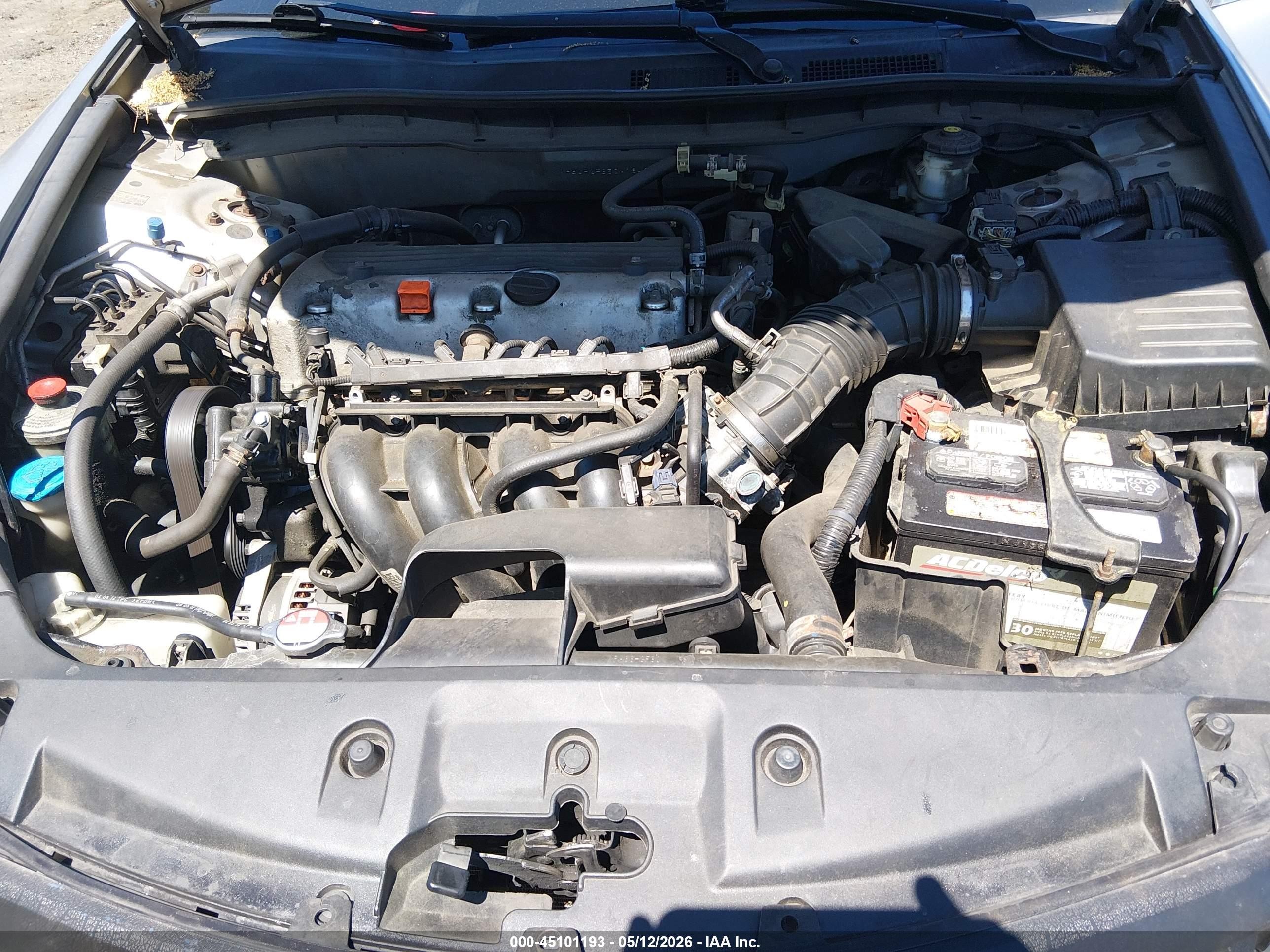 2012 Honda Accord 2.4 Lx Silver vin: 1HGCP2F35CA184986