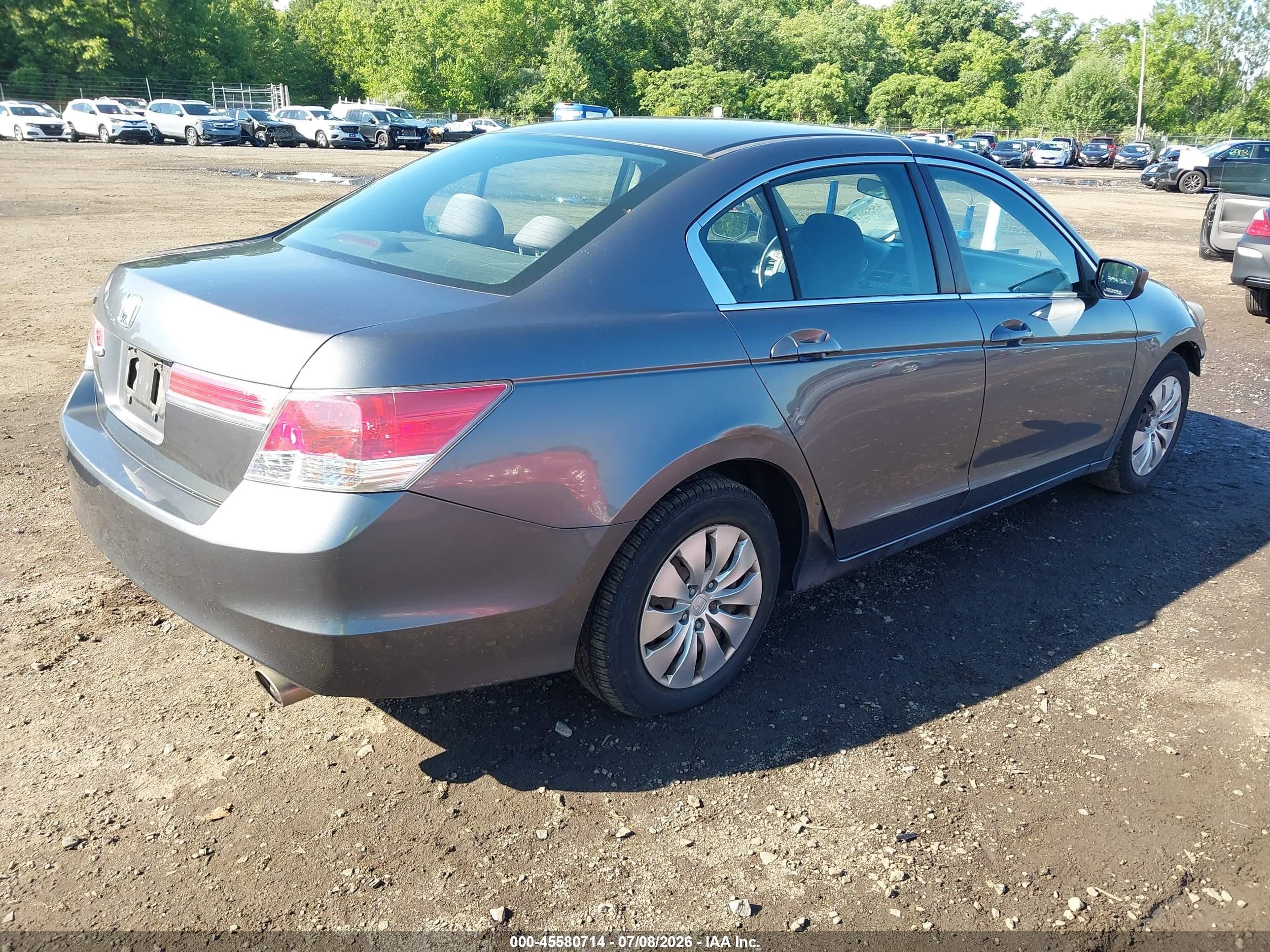 2012 Honda Accord Sdn Lx Gray vin: 1HGCP2F35CA185037