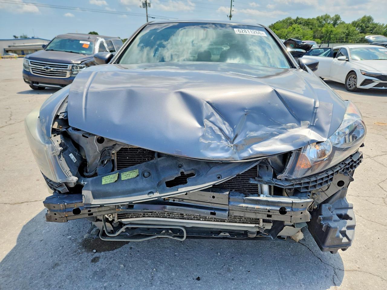 2012 Honda Accord Lx Gray vin: 1HGCP2F35CA199827