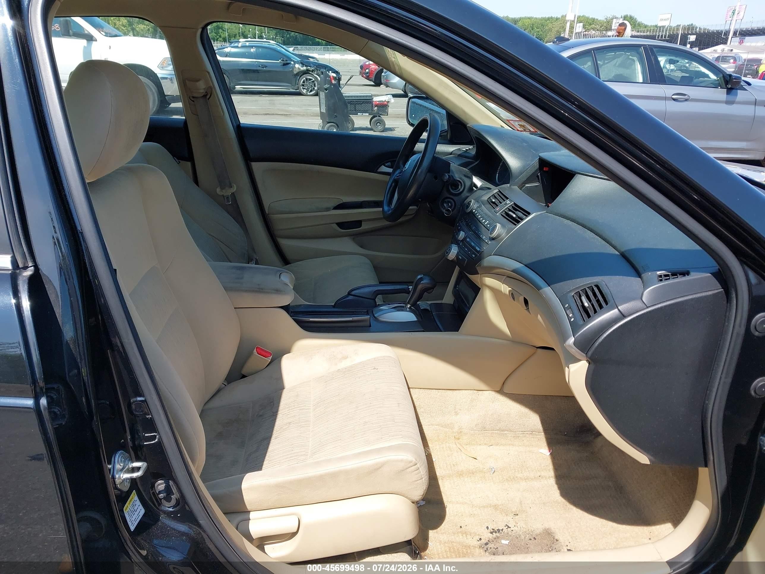 2012 Honda Accord Sdn Lx Black vin: 1HGCP2F35CA211894