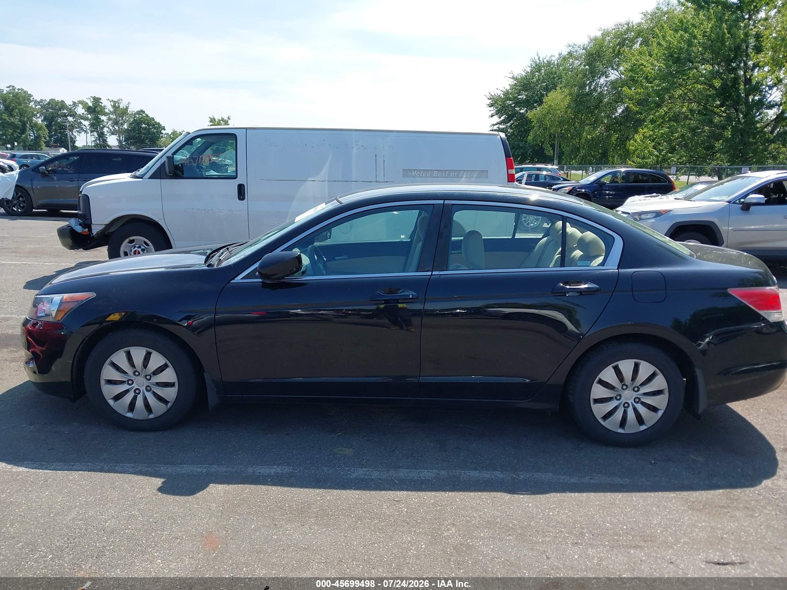 2012 Honda Accord Sdn Lx Black vin: 1HGCP2F35CA211894