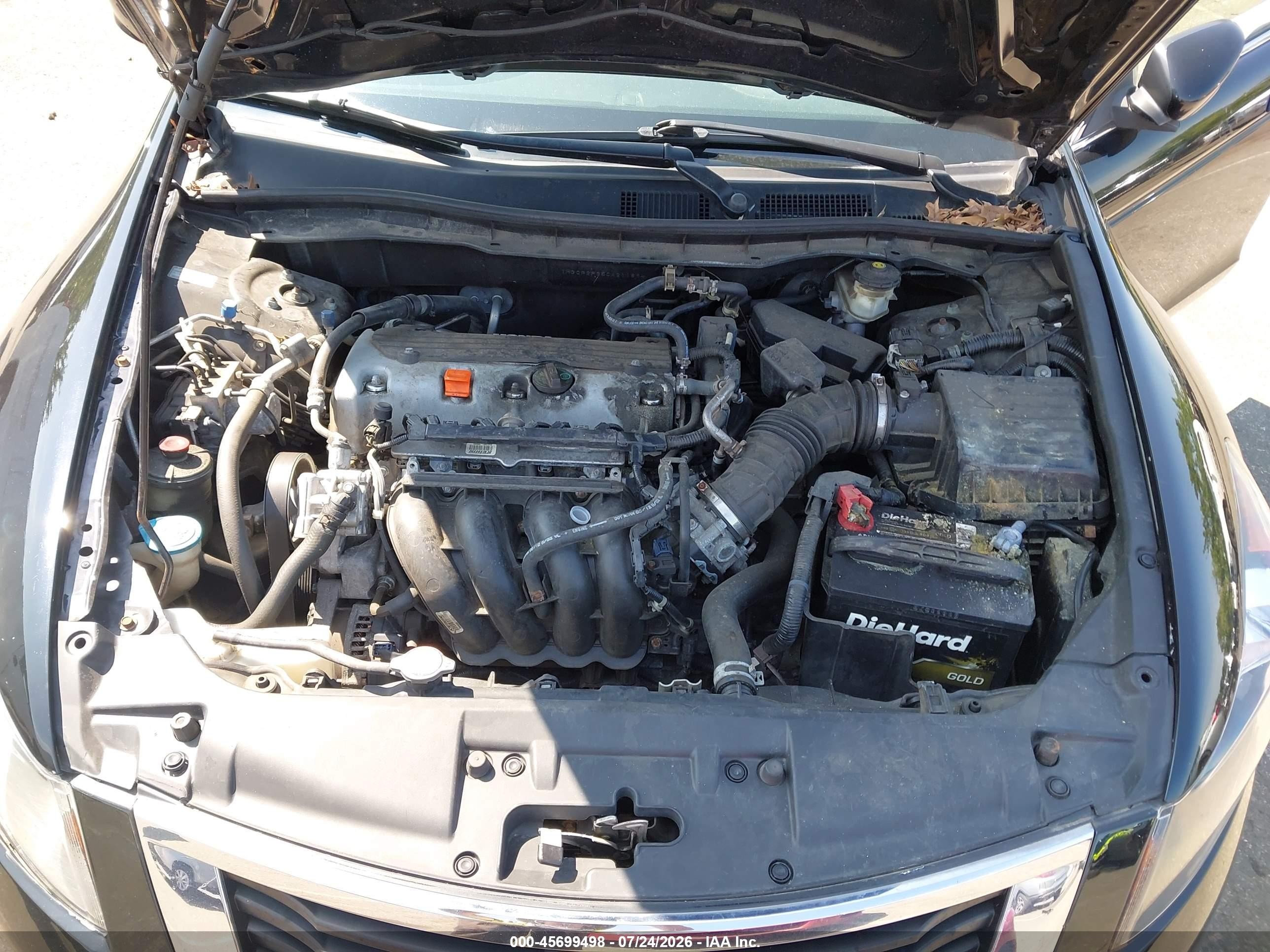 2012 Honda Accord Sdn Lx Black vin: 1HGCP2F35CA211894