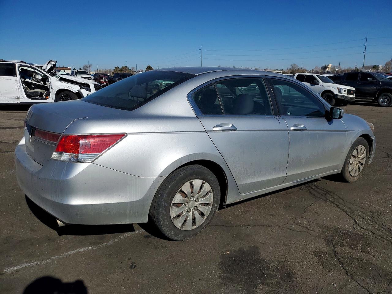 2012 Honda Accord Lx Silver vin: 1HGCP2F35CA233460