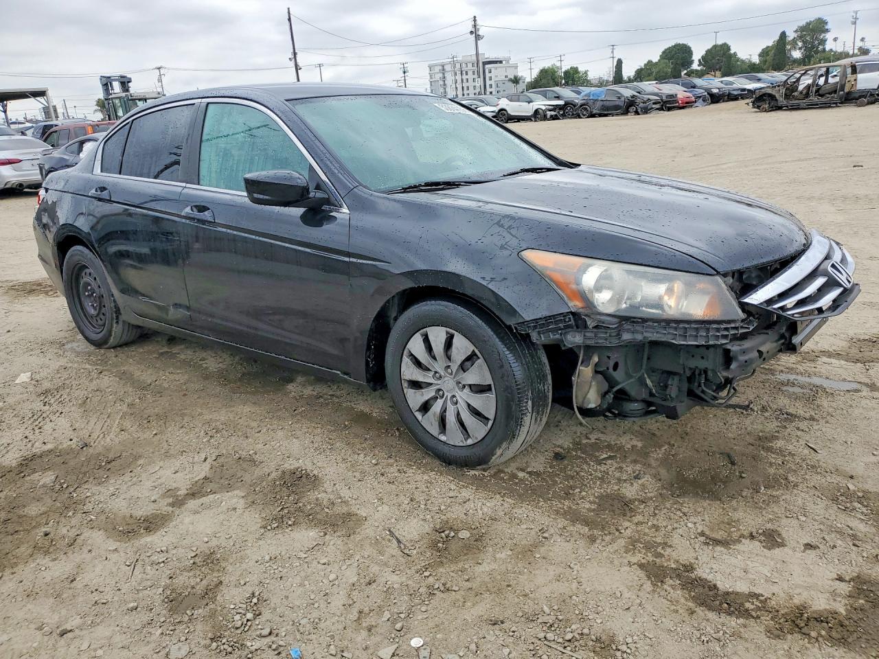 2012 Honda Accord Lx Black vin: 1HGCP2F35CA236407