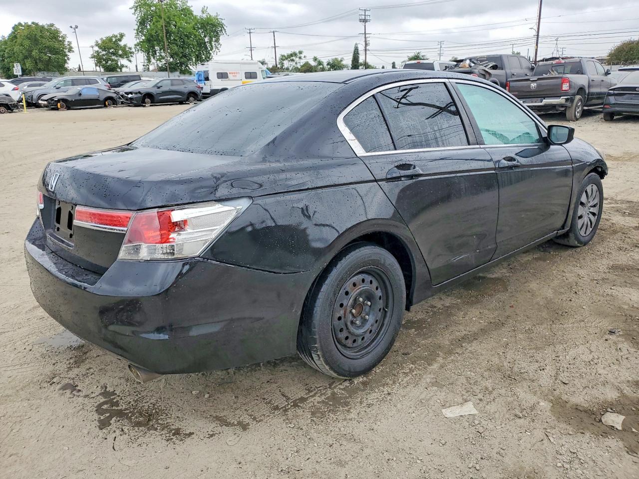 2012 Honda Accord Lx Black vin: 1HGCP2F35CA236407