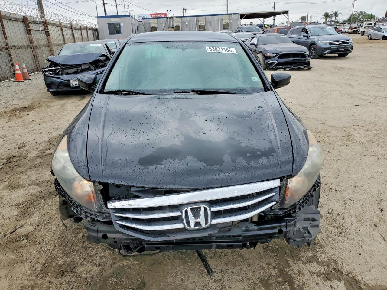 2012 Honda Accord Lx Black vin: 1HGCP2F35CA236407