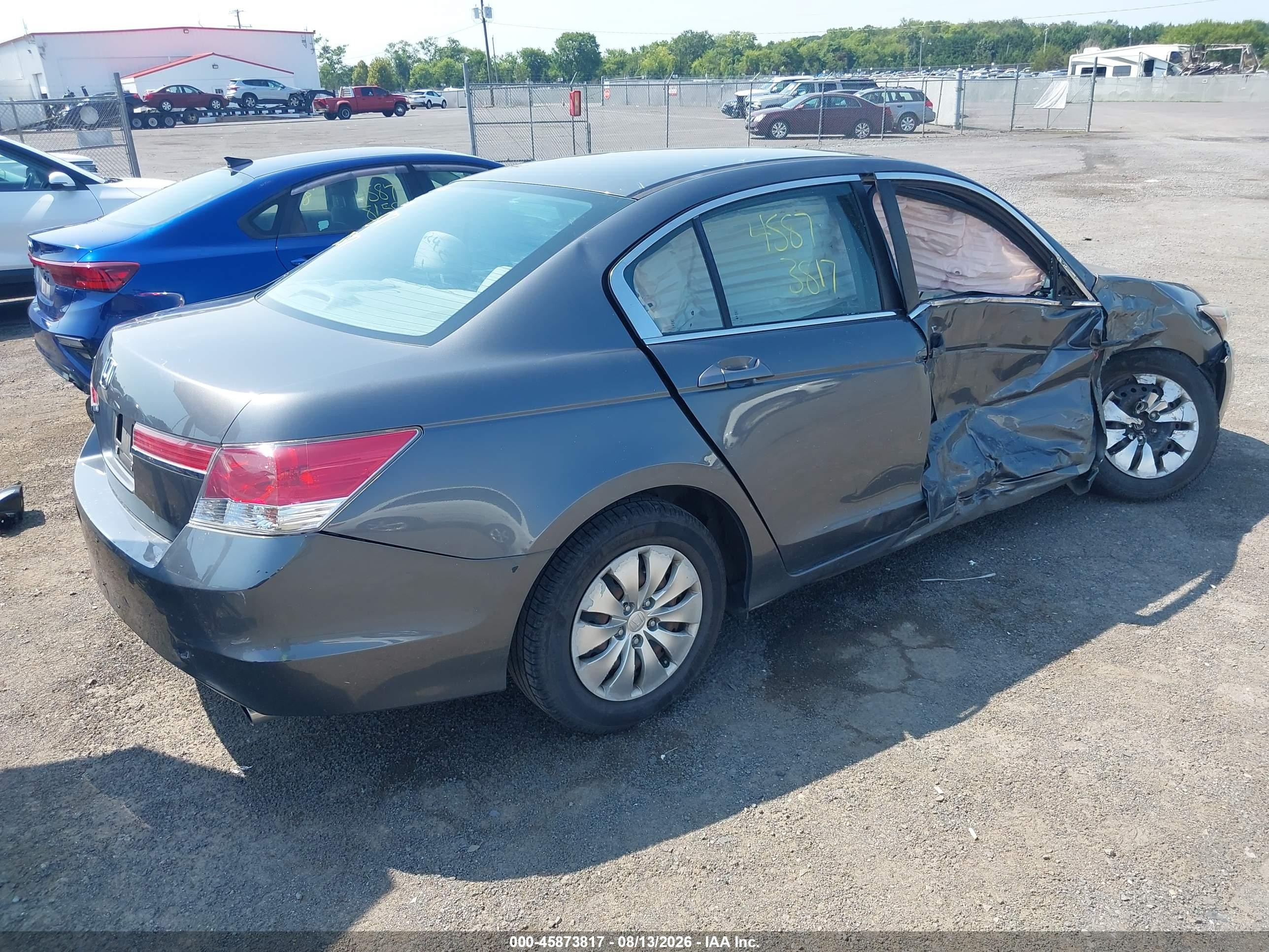 2012 Honda Accord Sdn Lx Серый vin: 1HGCP2F35CA245527