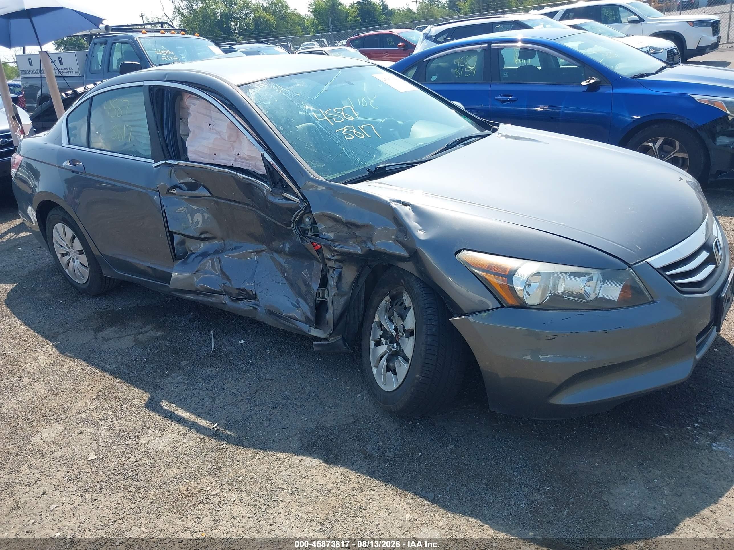 2012 Honda Accord Sdn Lx Серый vin: 1HGCP2F35CA245527