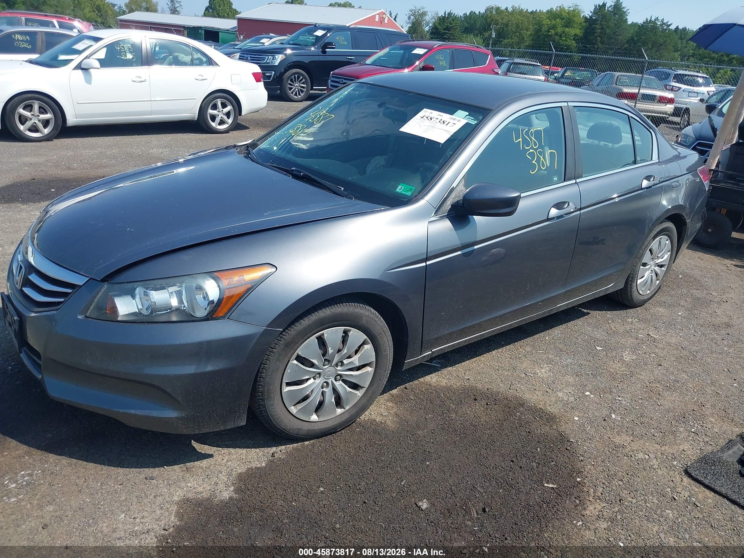 2012 Honda Accord Sdn Lx Серый vin: 1HGCP2F35CA245527