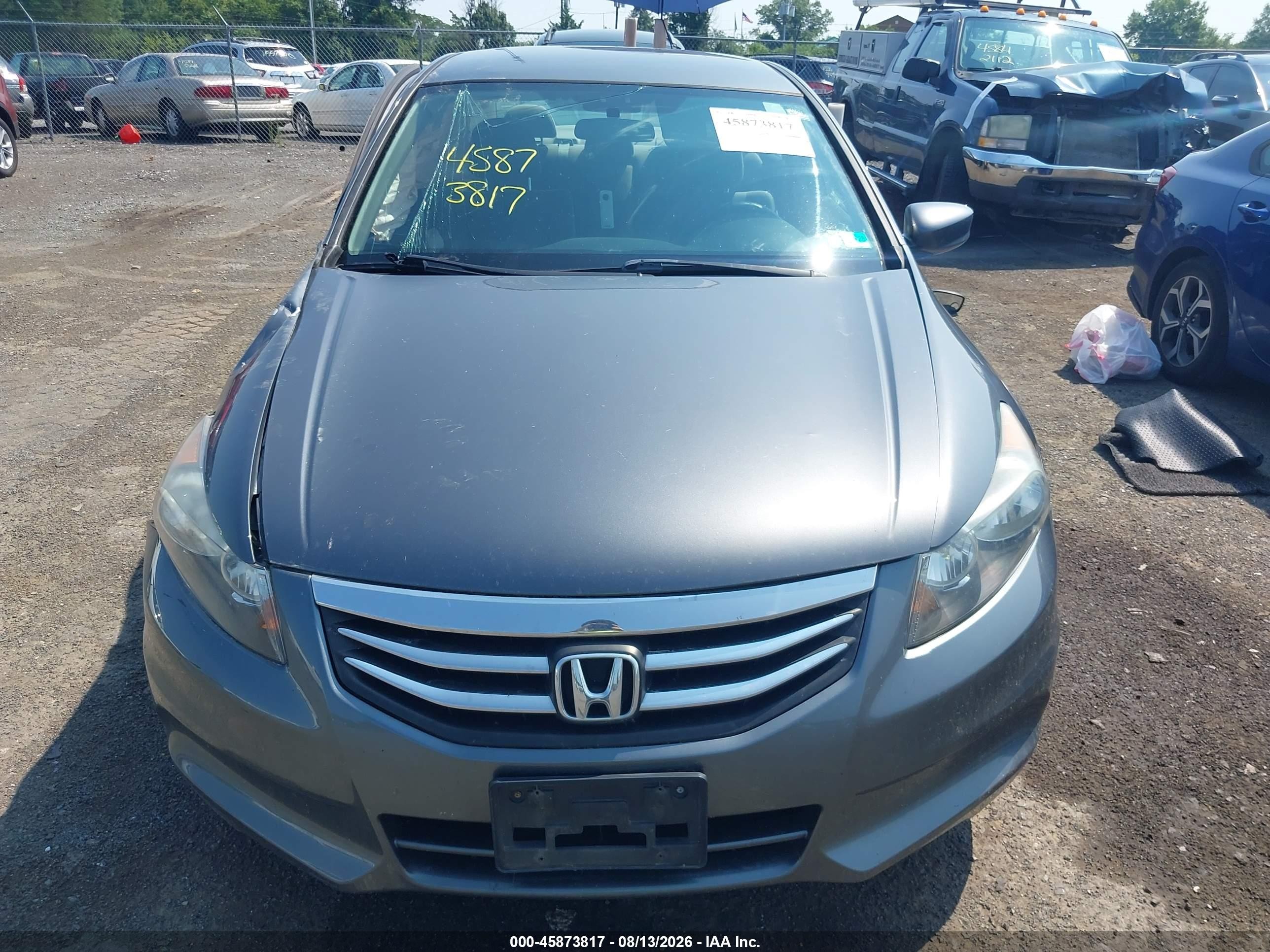 2012 Honda Accord Sdn Lx Серый vin: 1HGCP2F35CA245527