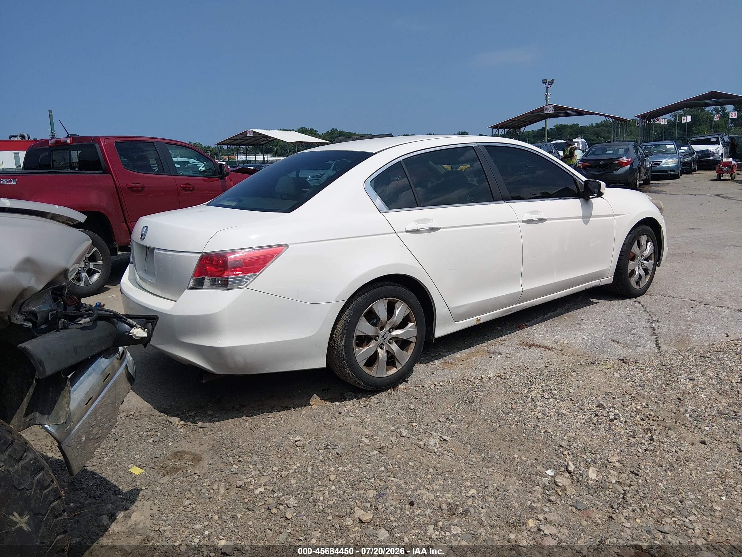2010 Honda Accord 2.4 Lx Белый vin: 1HGCP2F36AA009434
