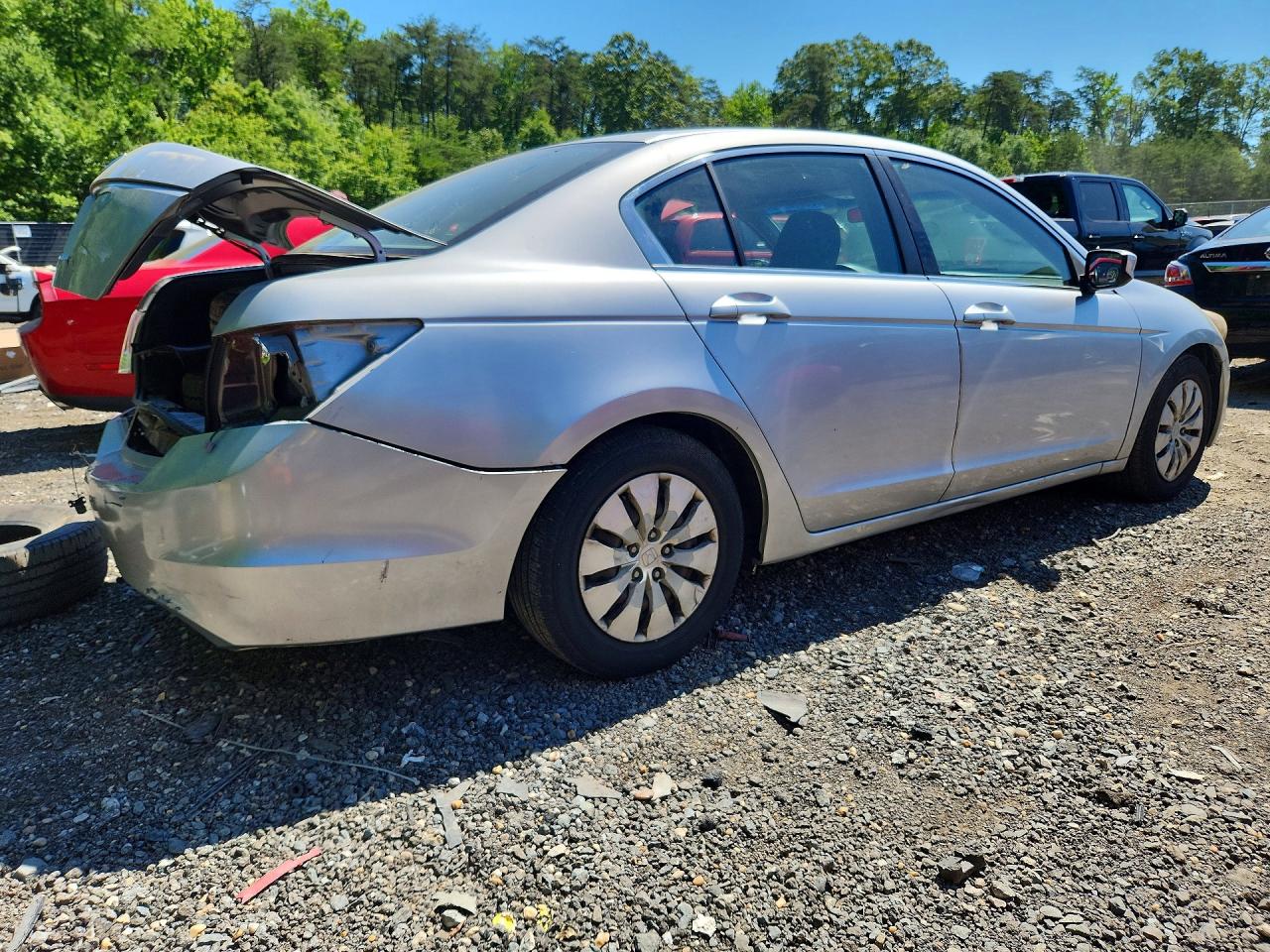 2010 Honda Accord Lx Silver vin: 1HGCP2F36AA025603