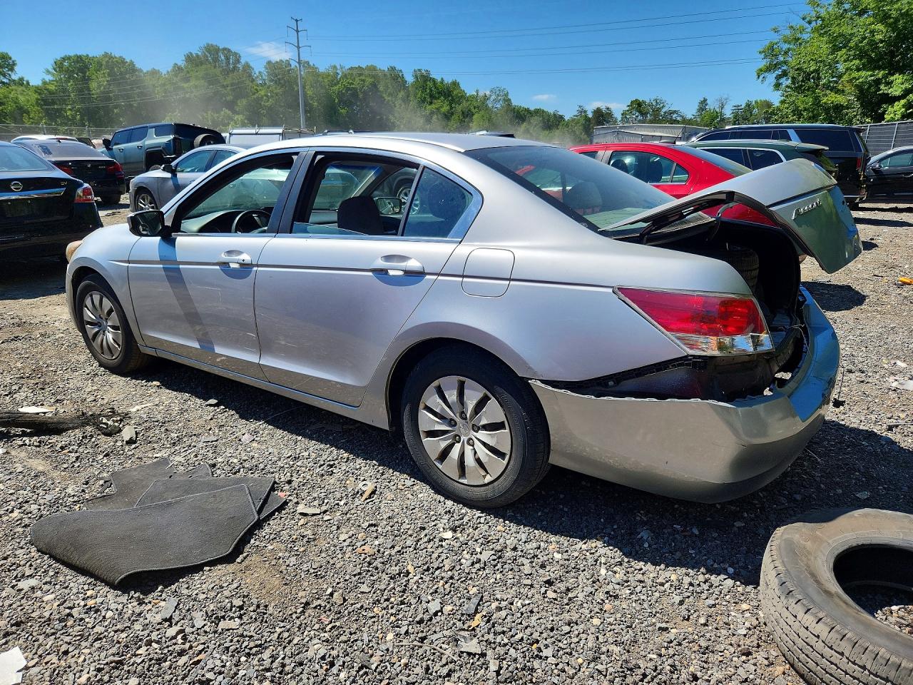 2010 Honda Accord Lx Silver vin: 1HGCP2F36AA025603