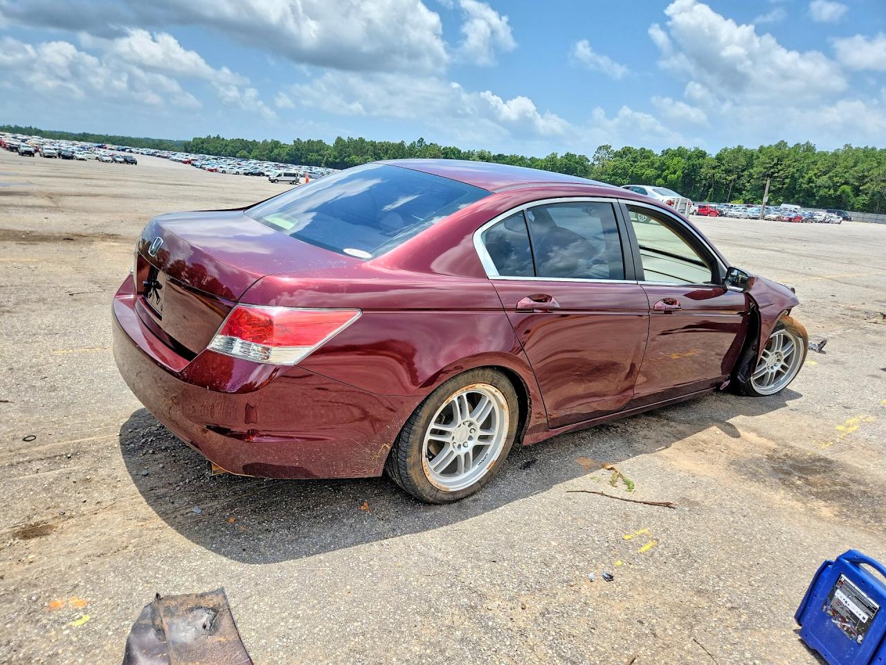 2010 Honda Accord Lx Burgundy vin: 1HGCP2F36AA033703
