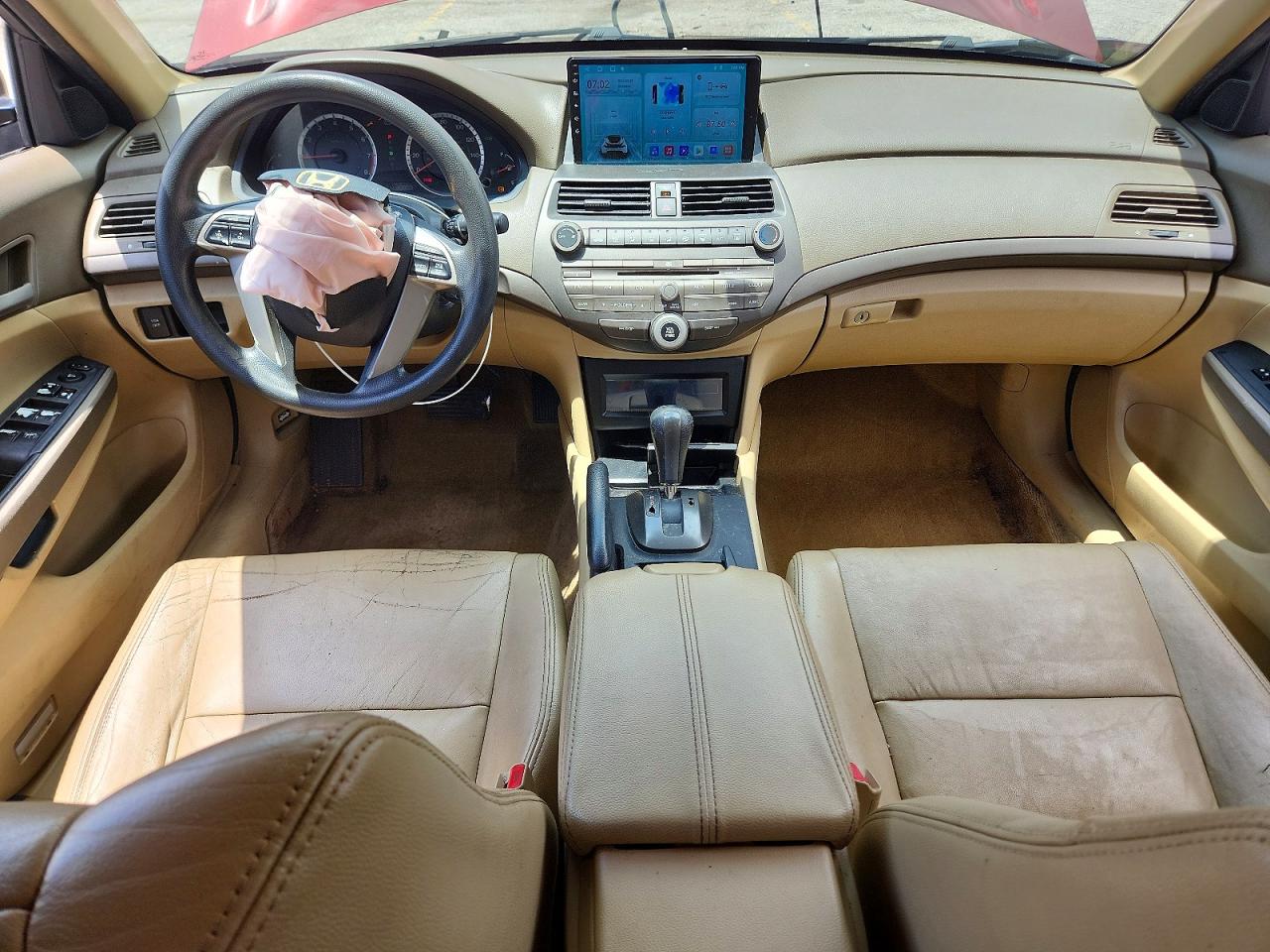 2010 Honda Accord Lx Burgundy vin: 1HGCP2F36AA033703