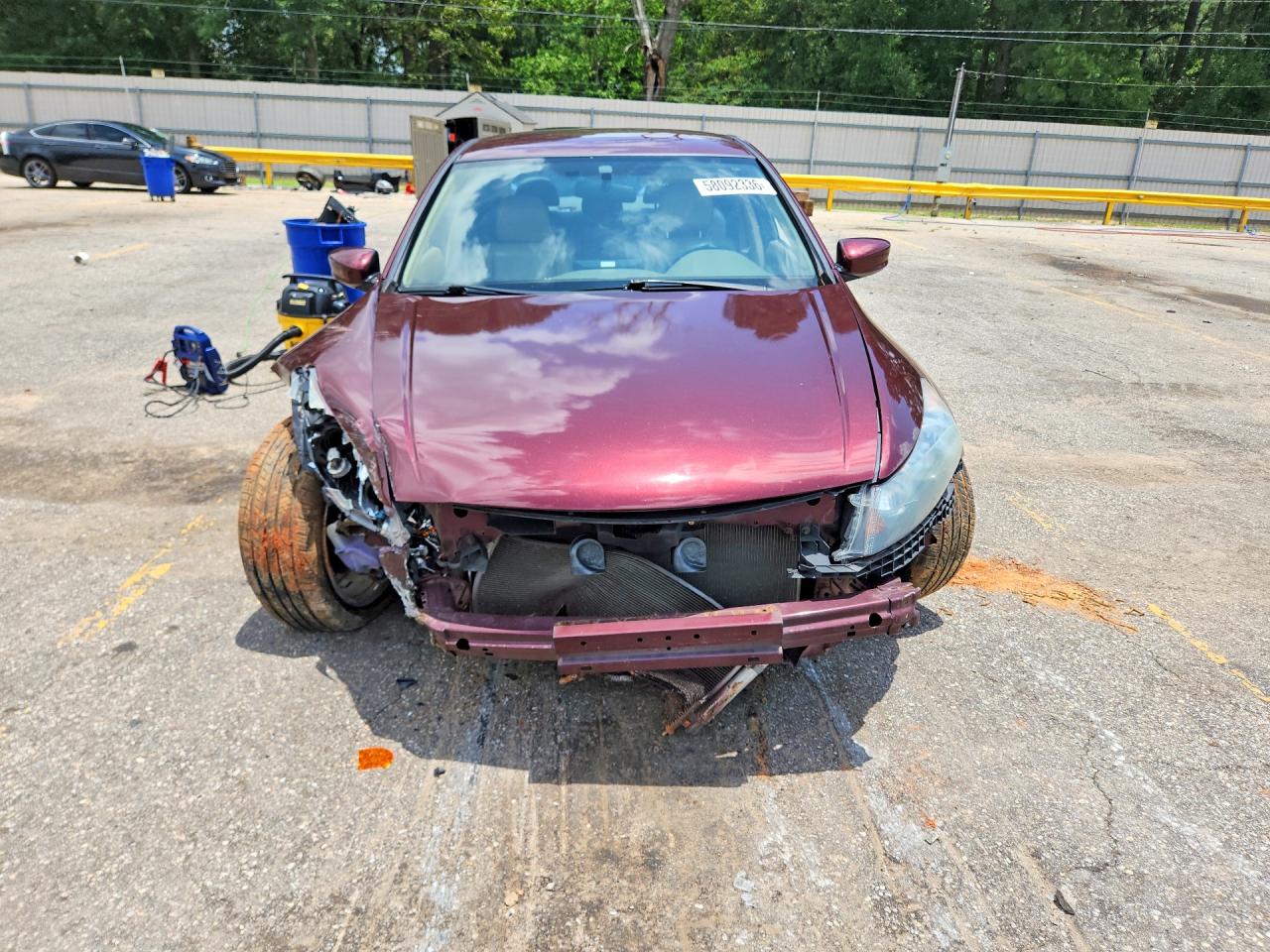 2010 Honda Accord Lx Burgundy vin: 1HGCP2F36AA033703