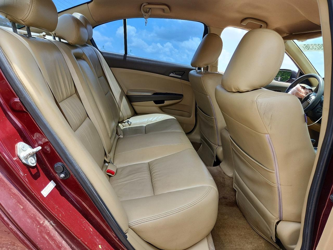 2010 Honda Accord Lx Burgundy vin: 1HGCP2F36AA033703
