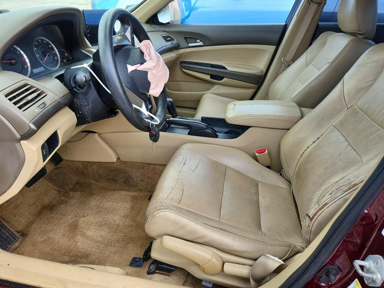2010 Honda Accord Lx Burgundy vin: 1HGCP2F36AA033703