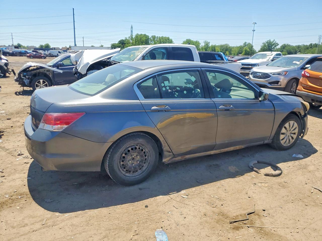 2010 Honda Accord Lx Gray vin: 1HGCP2F36AA068144