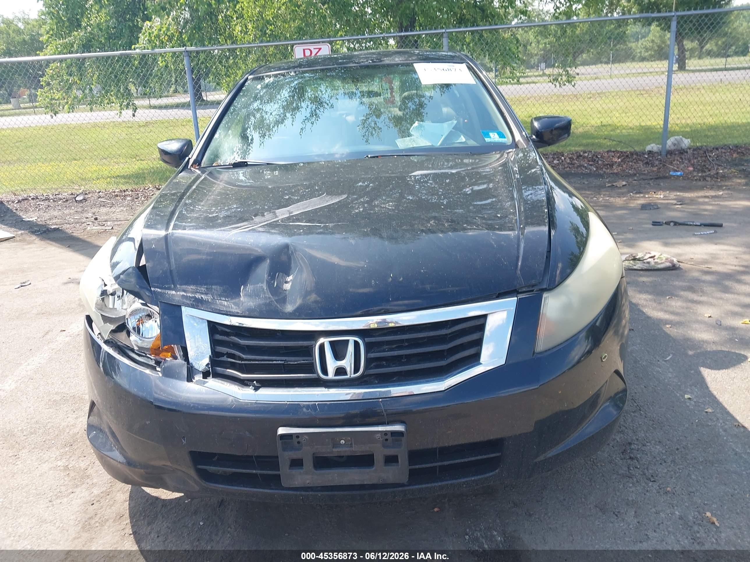 2010 Honda Accord 2.4 Lx Black vin: 1HGCP2F36AA078009