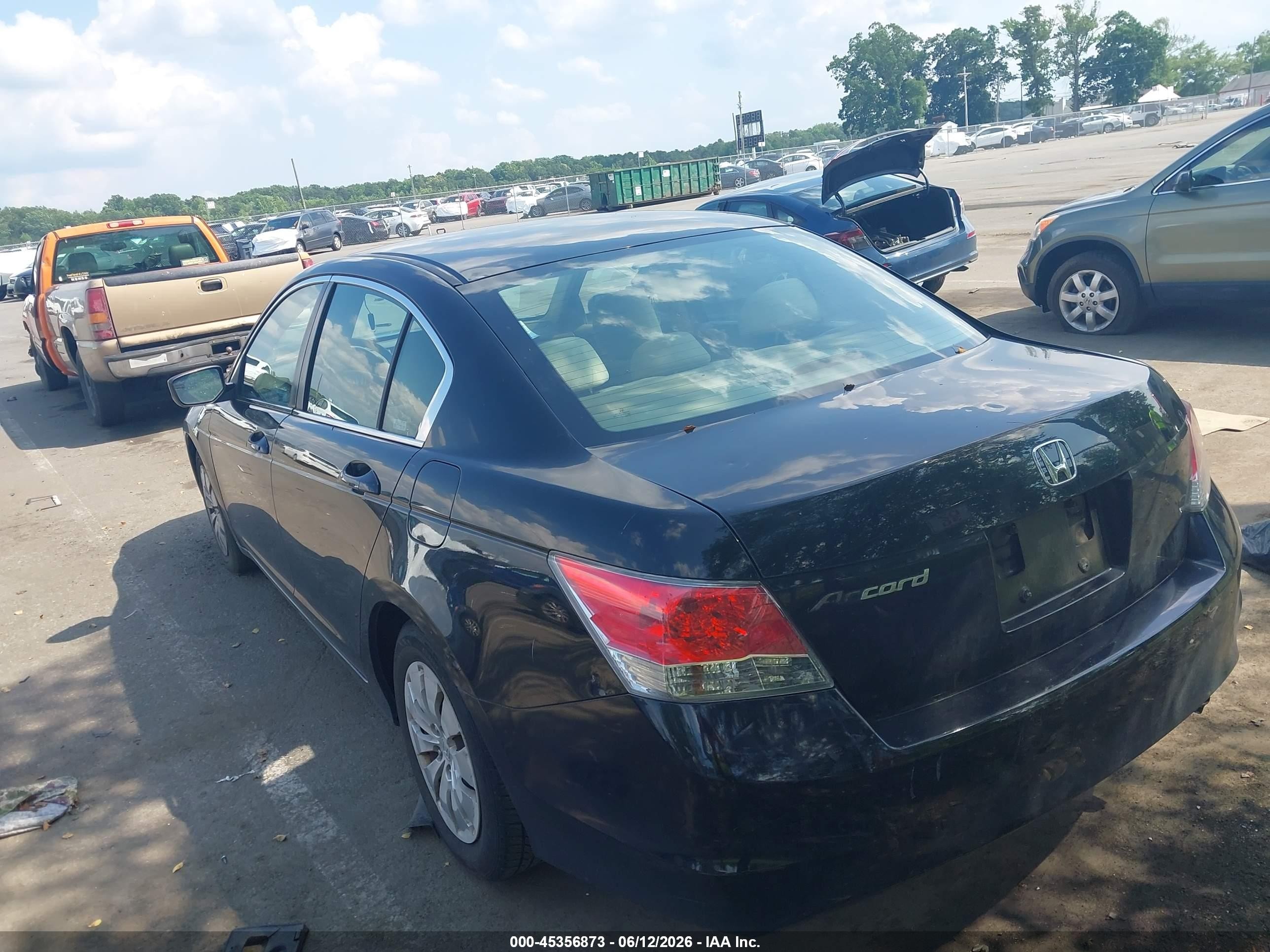 2010 Honda Accord 2.4 Lx Black vin: 1HGCP2F36AA078009