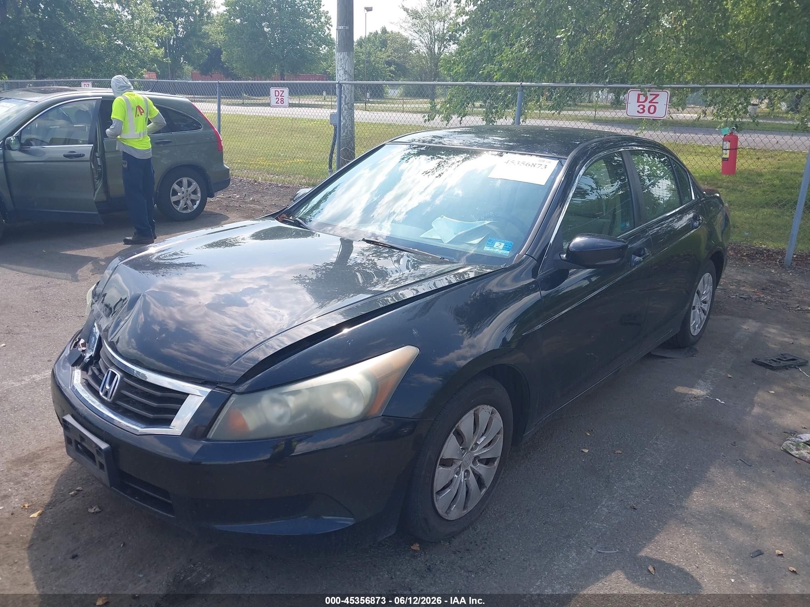 2010 Honda Accord 2.4 Lx Black vin: 1HGCP2F36AA078009