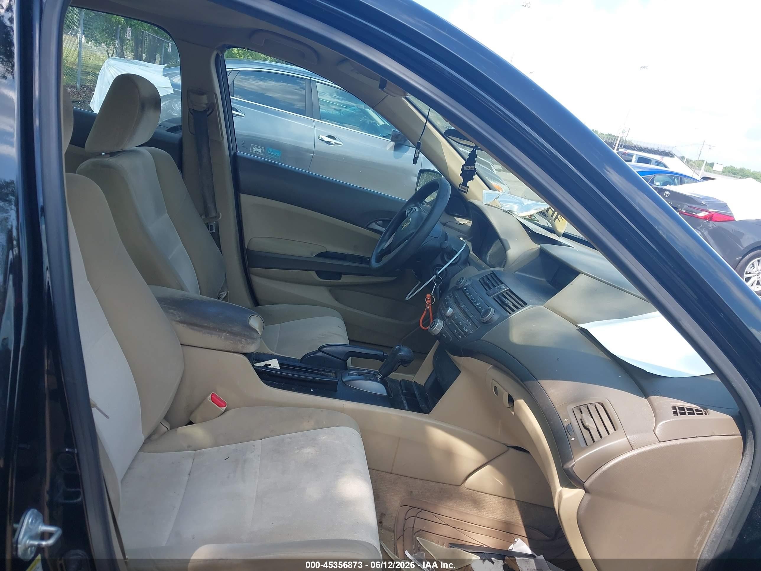 2010 Honda Accord 2.4 Lx Black vin: 1HGCP2F36AA078009