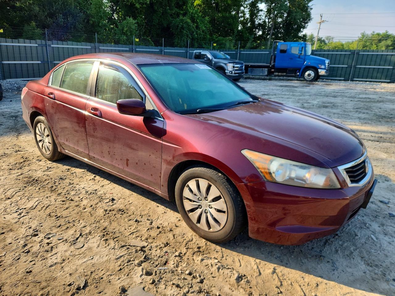 2010 Honda Accord Lx Red vin: 1HGCP2F36AA097773