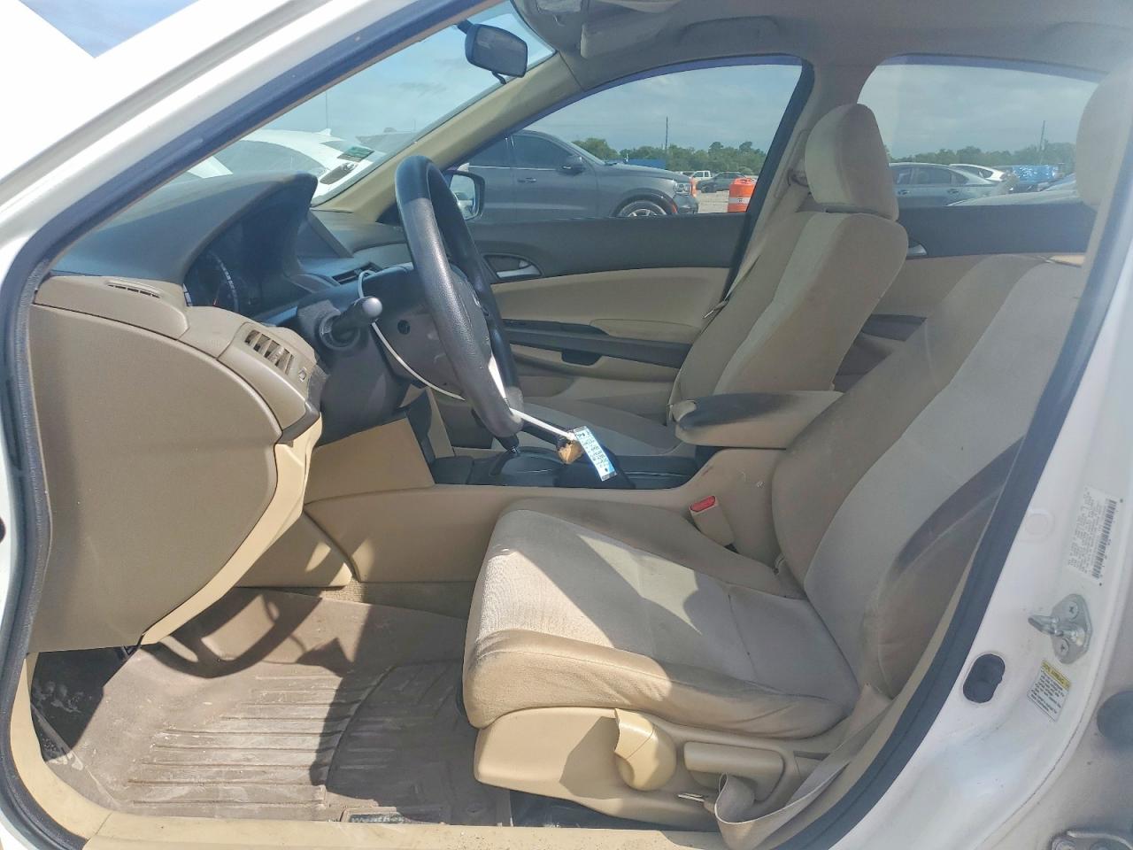 2010 Honda Accord Lx White vin: 1HGCP2F36AA100333