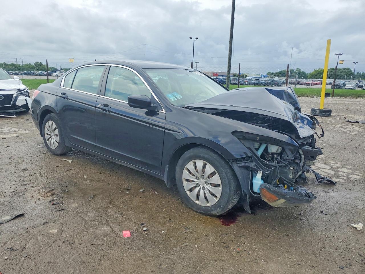 2010 Honda Accord Lx Black vin: 1HGCP2F36AA111932