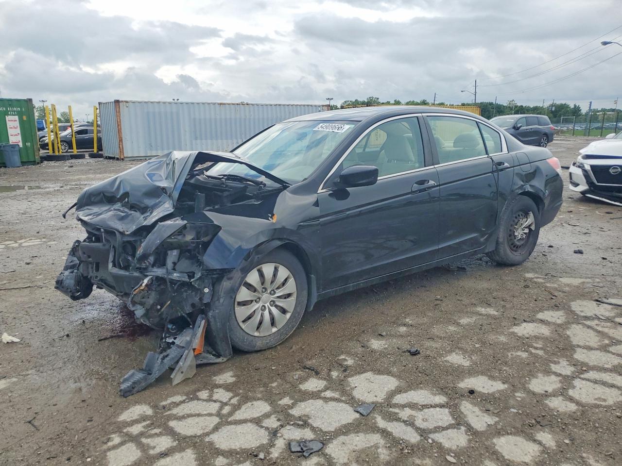 2010 Honda Accord Lx Black vin: 1HGCP2F36AA111932