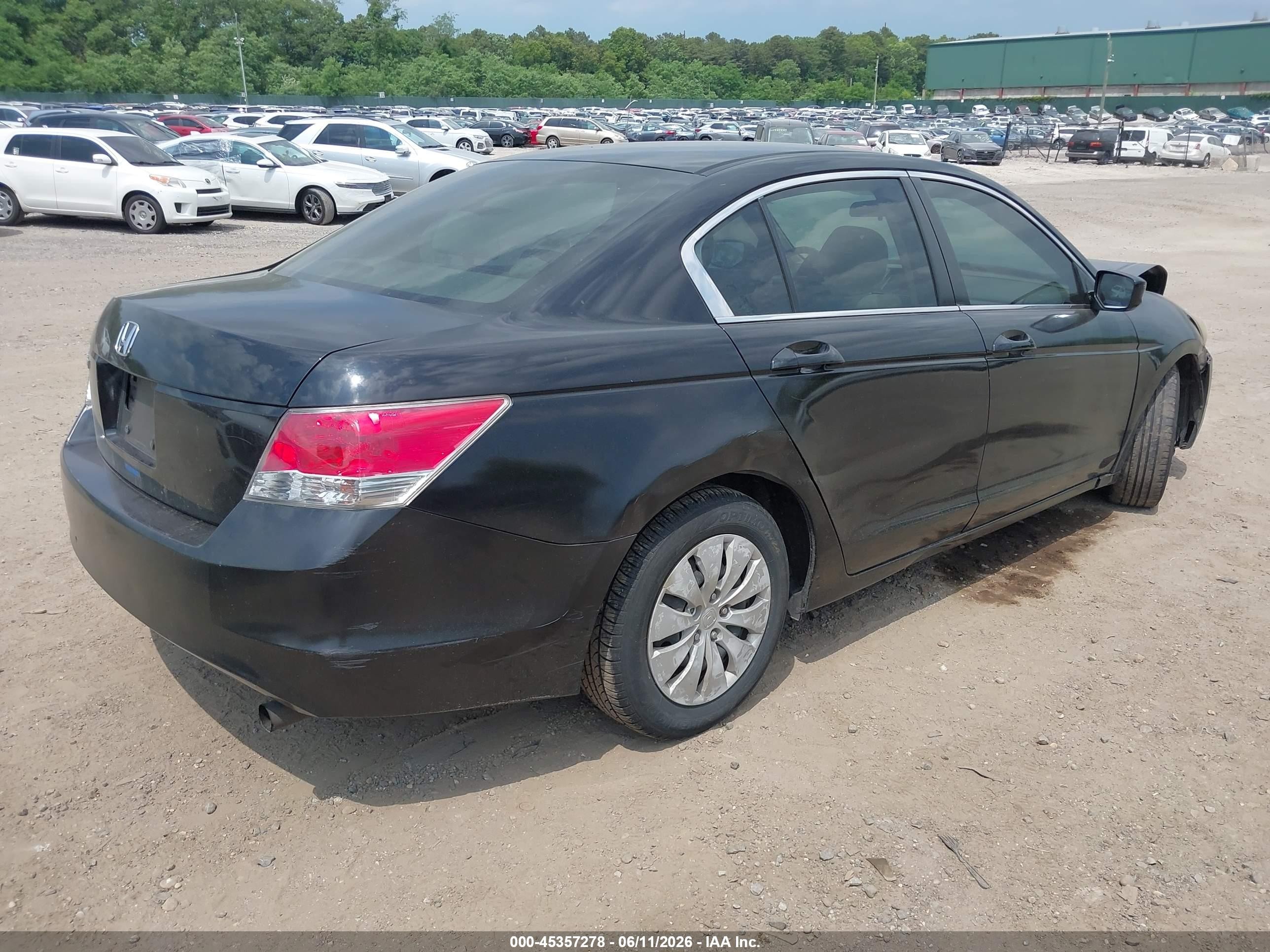 2010 Honda Accord 2.4 Lx Черный vin: 1HGCP2F36AA112076