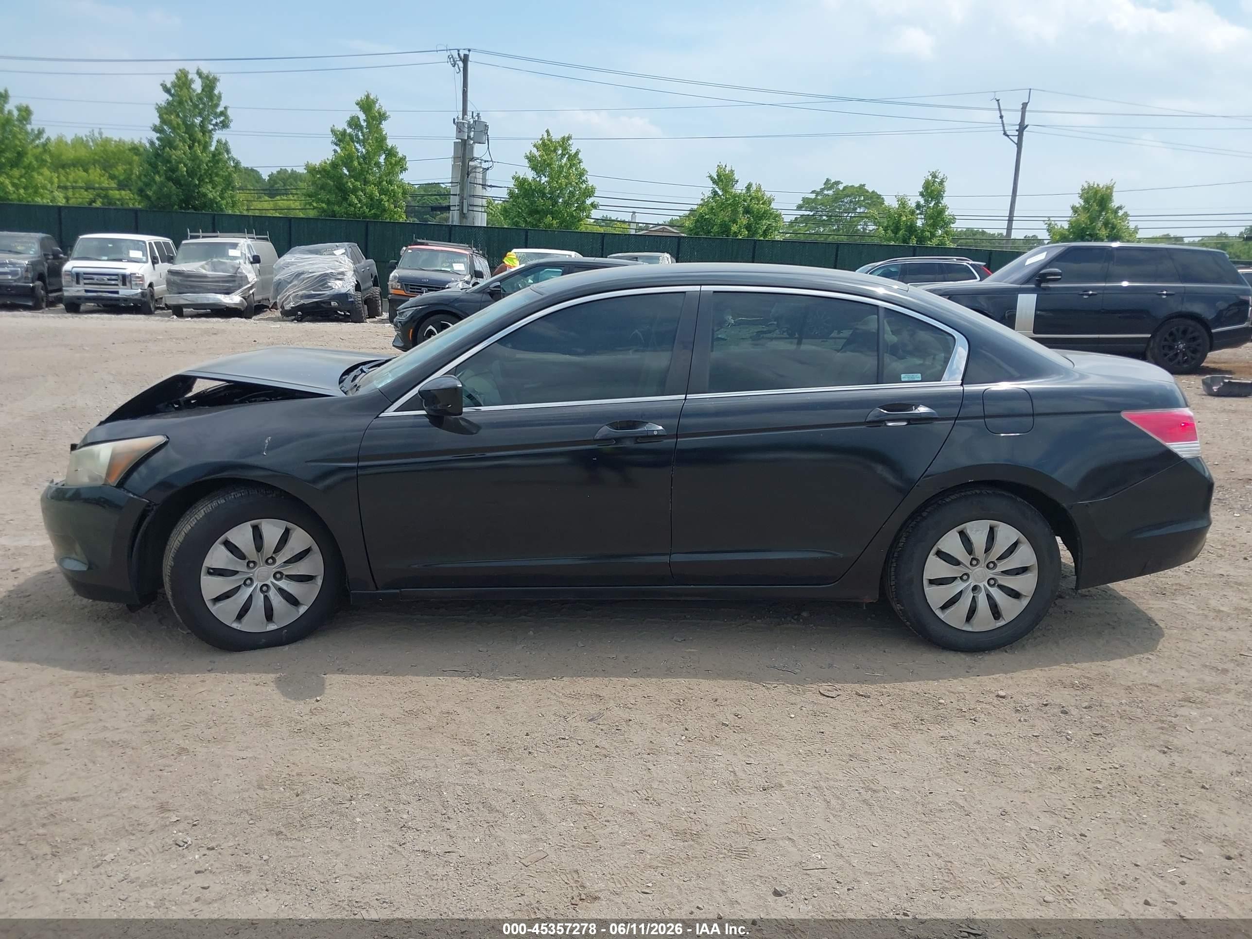 2010 Honda Accord 2.4 Lx Черный vin: 1HGCP2F36AA112076