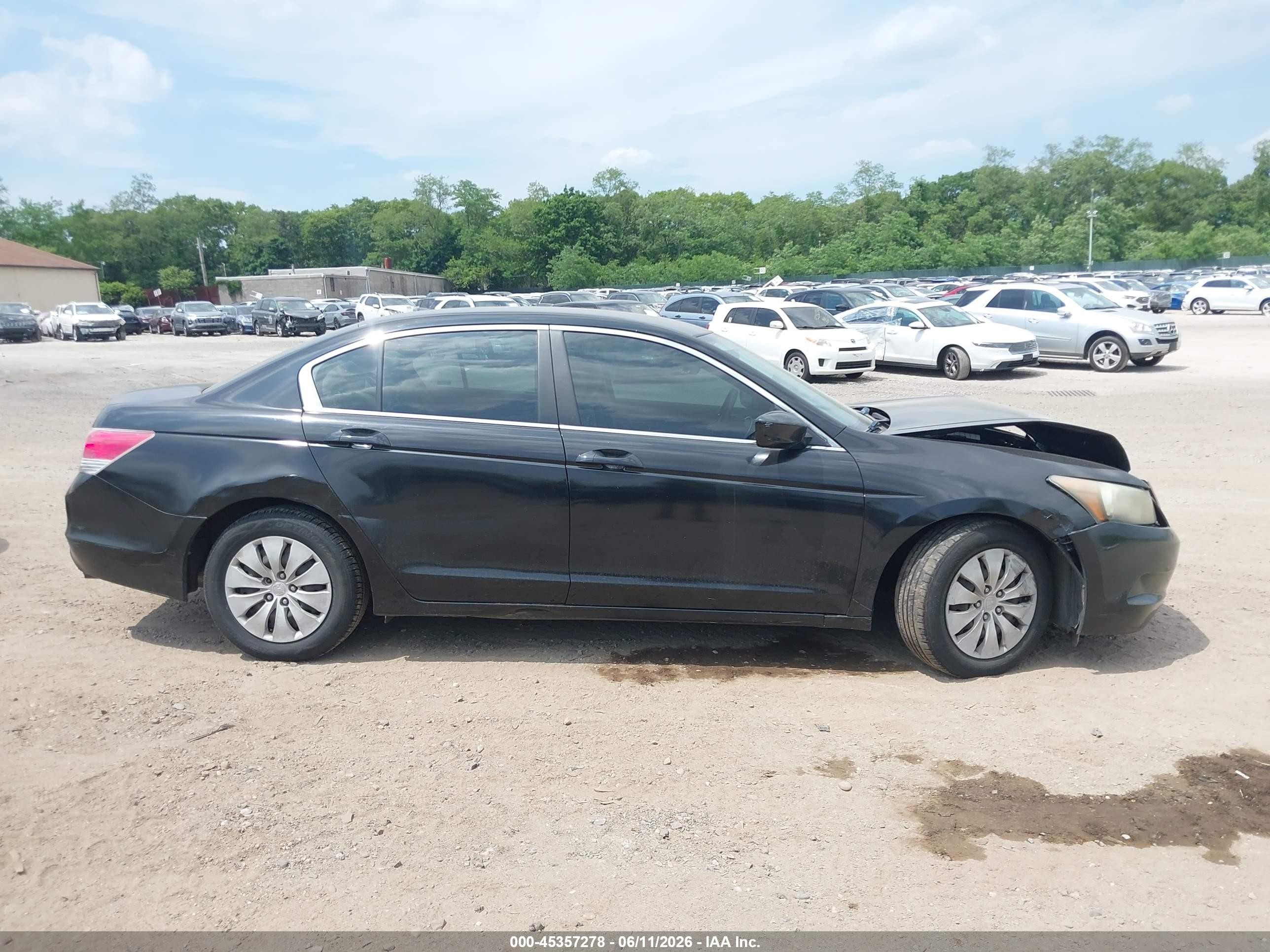 2010 Honda Accord 2.4 Lx Черный vin: 1HGCP2F36AA112076