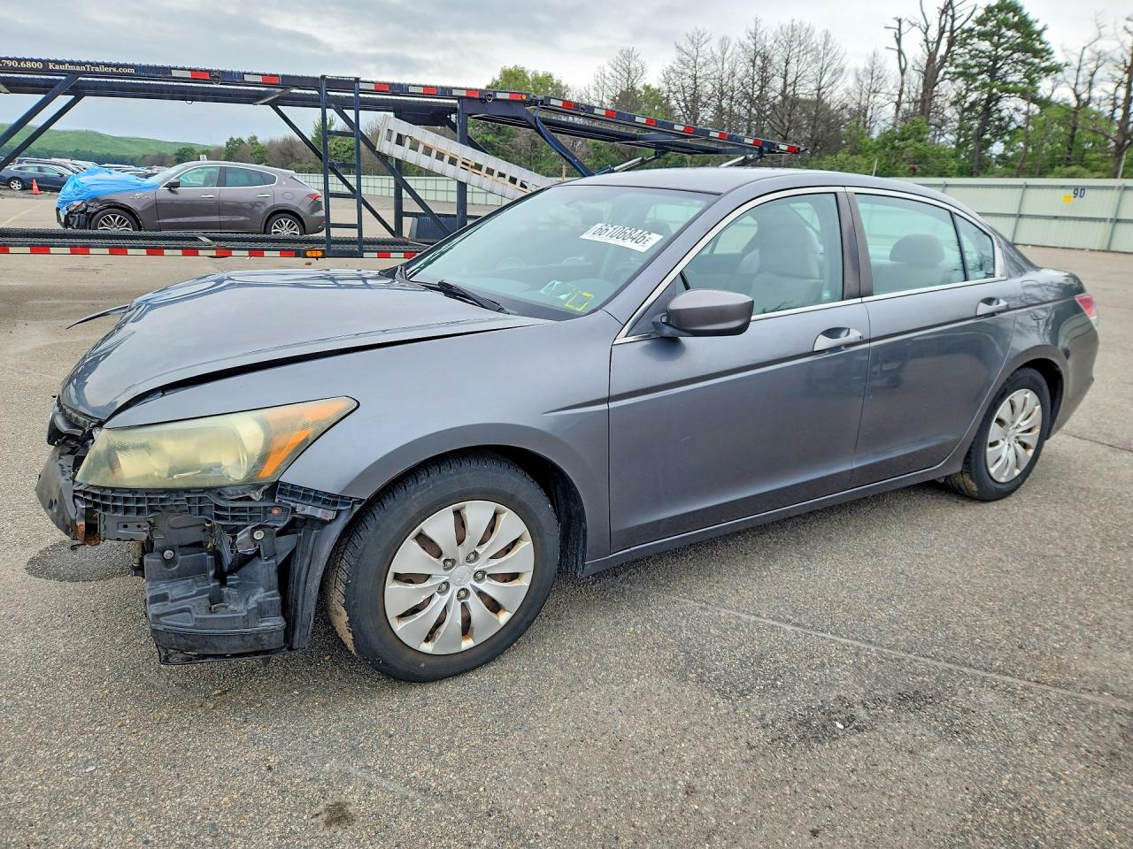 2010 Honda Accord Lx Gray vin: 1HGCP2F36AA118685