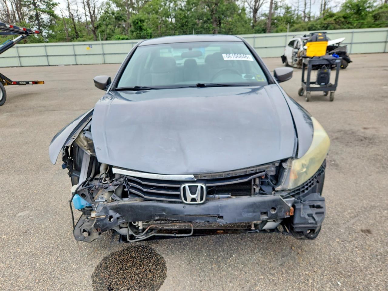 2010 Honda Accord Lx Gray vin: 1HGCP2F36AA118685