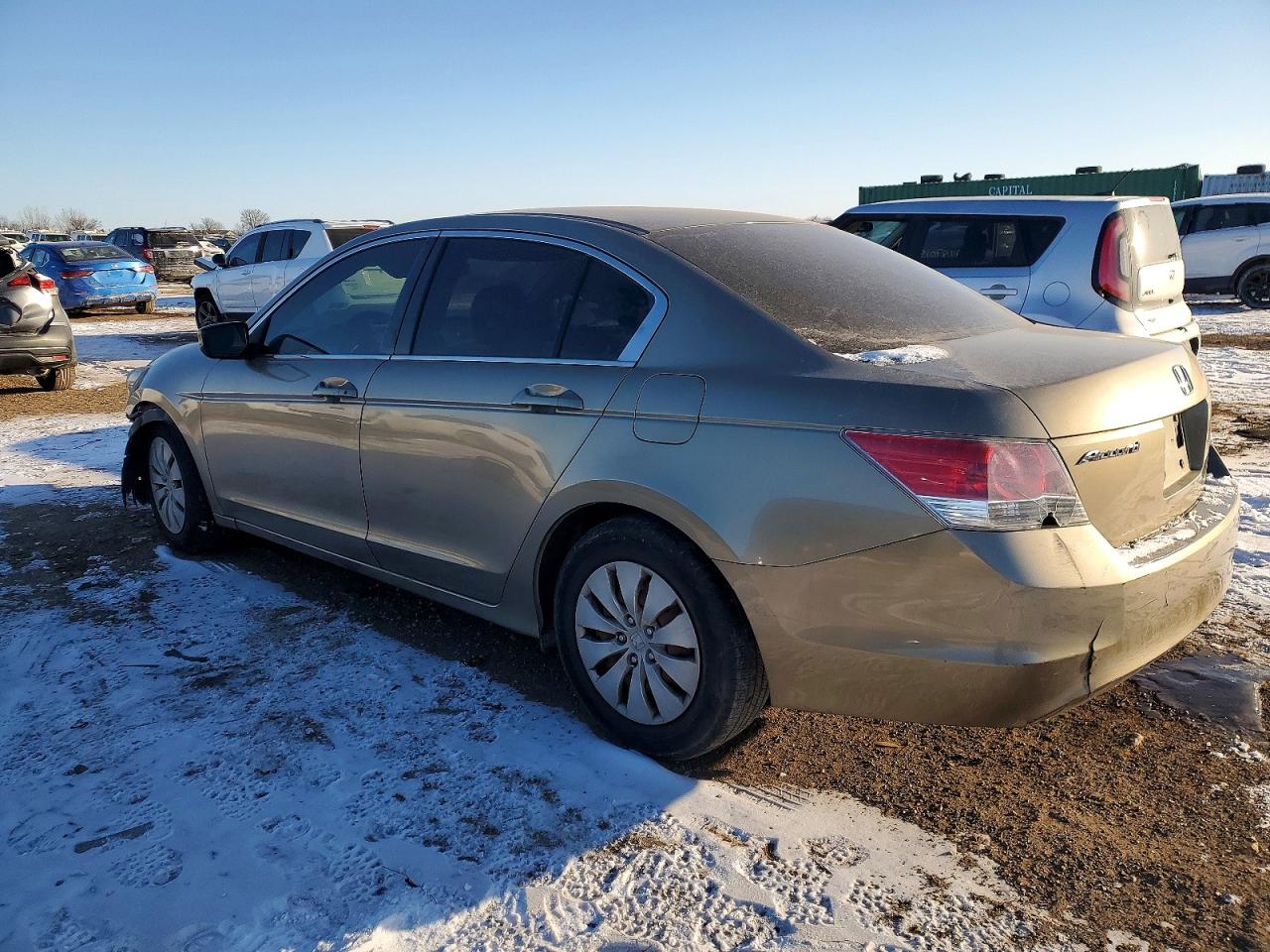 2010 Honda Accord Lx Желто-коричневый vin: 1HGCP2F36AA153436