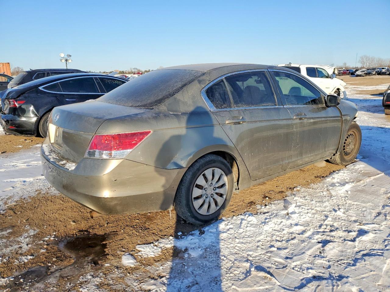 2010 Honda Accord Lx Желто-коричневый vin: 1HGCP2F36AA153436
