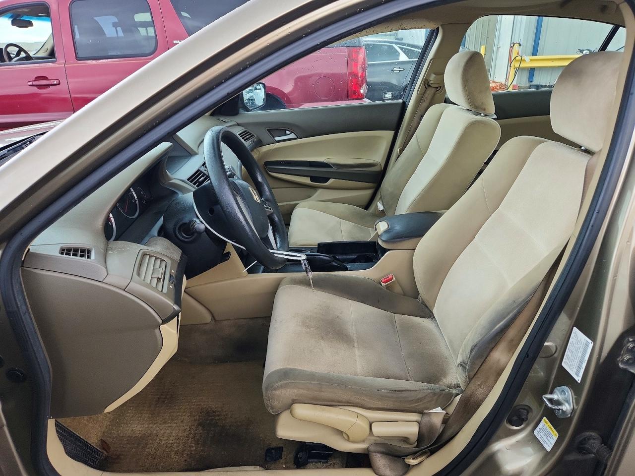 2010 Honda Accord Lx Beige vin: 1HGCP2F36AA163805