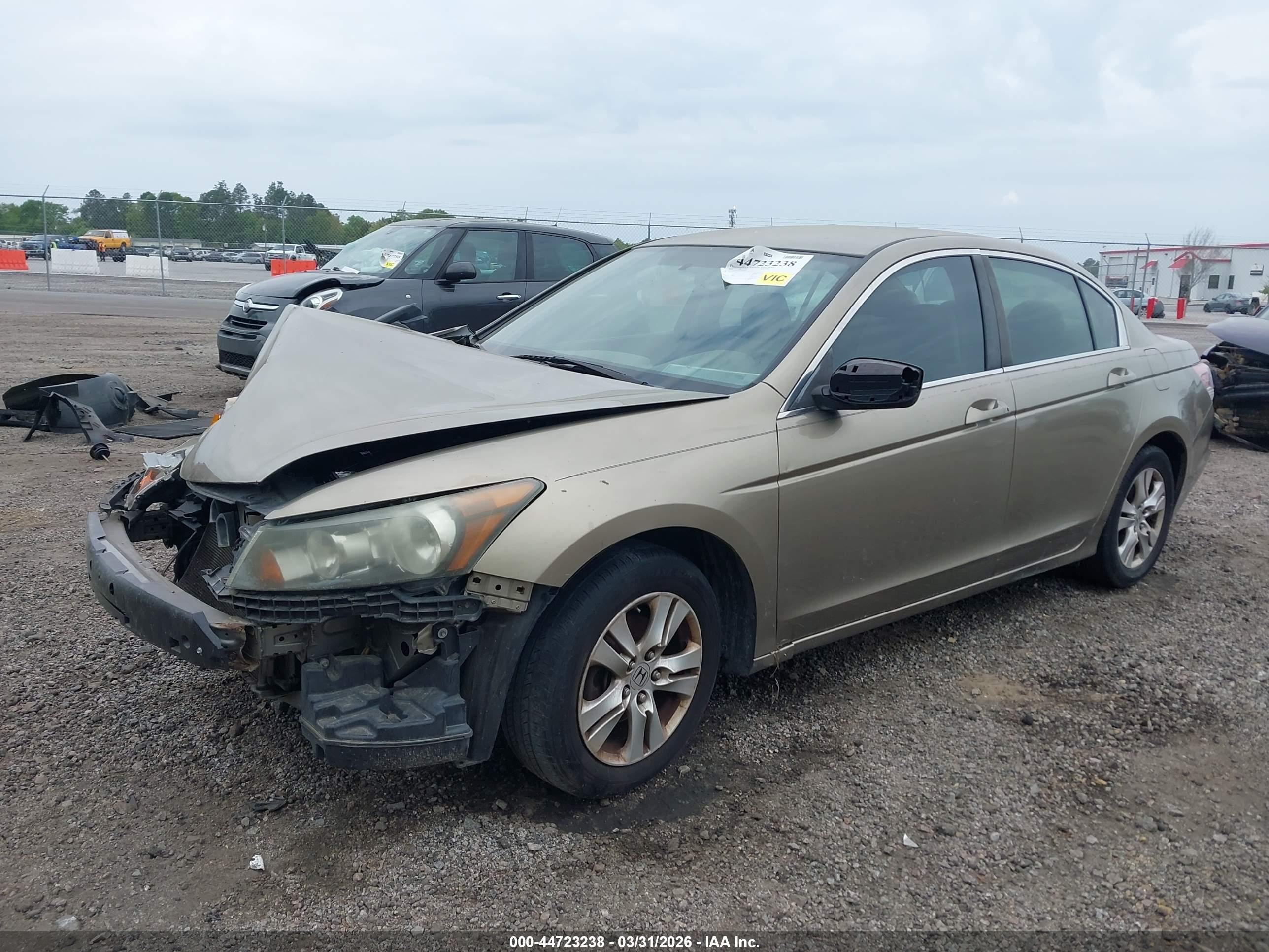 2010 Honda Accord 2.4 Lx Brown vin: 1HGCP2F36AA163822