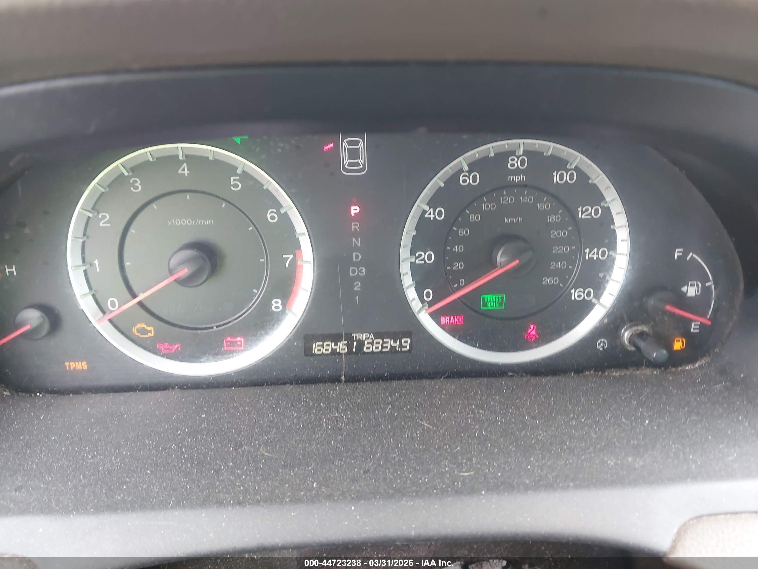 2010 Honda Accord 2.4 Lx Brown vin: 1HGCP2F36AA163822