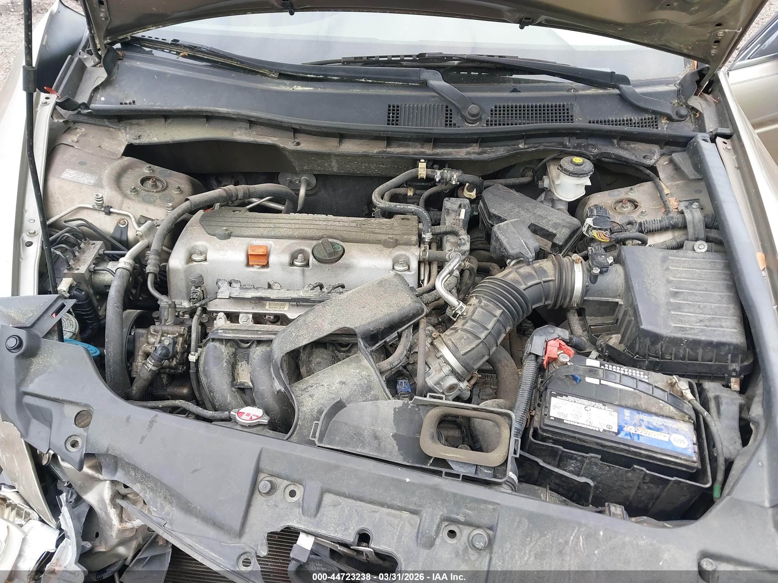 2010 Honda Accord 2.4 Lx Brown vin: 1HGCP2F36AA163822