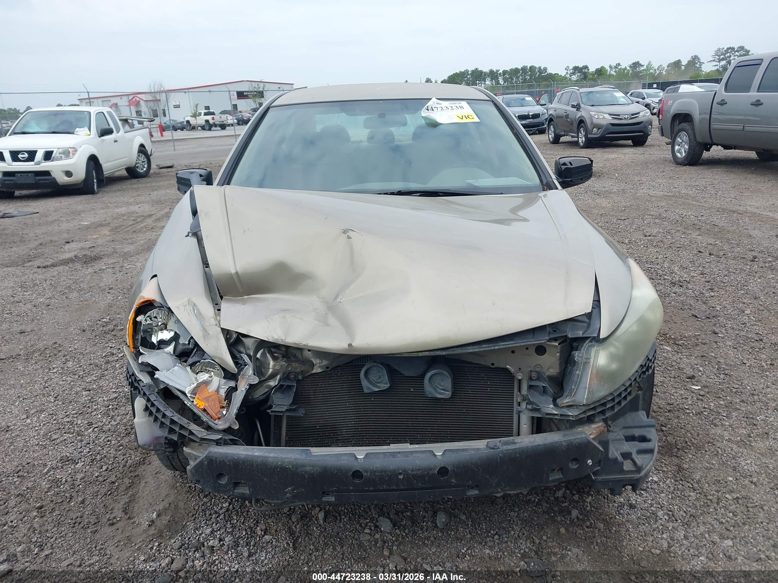 2010 Honda Accord 2.4 Lx Brown vin: 1HGCP2F36AA163822