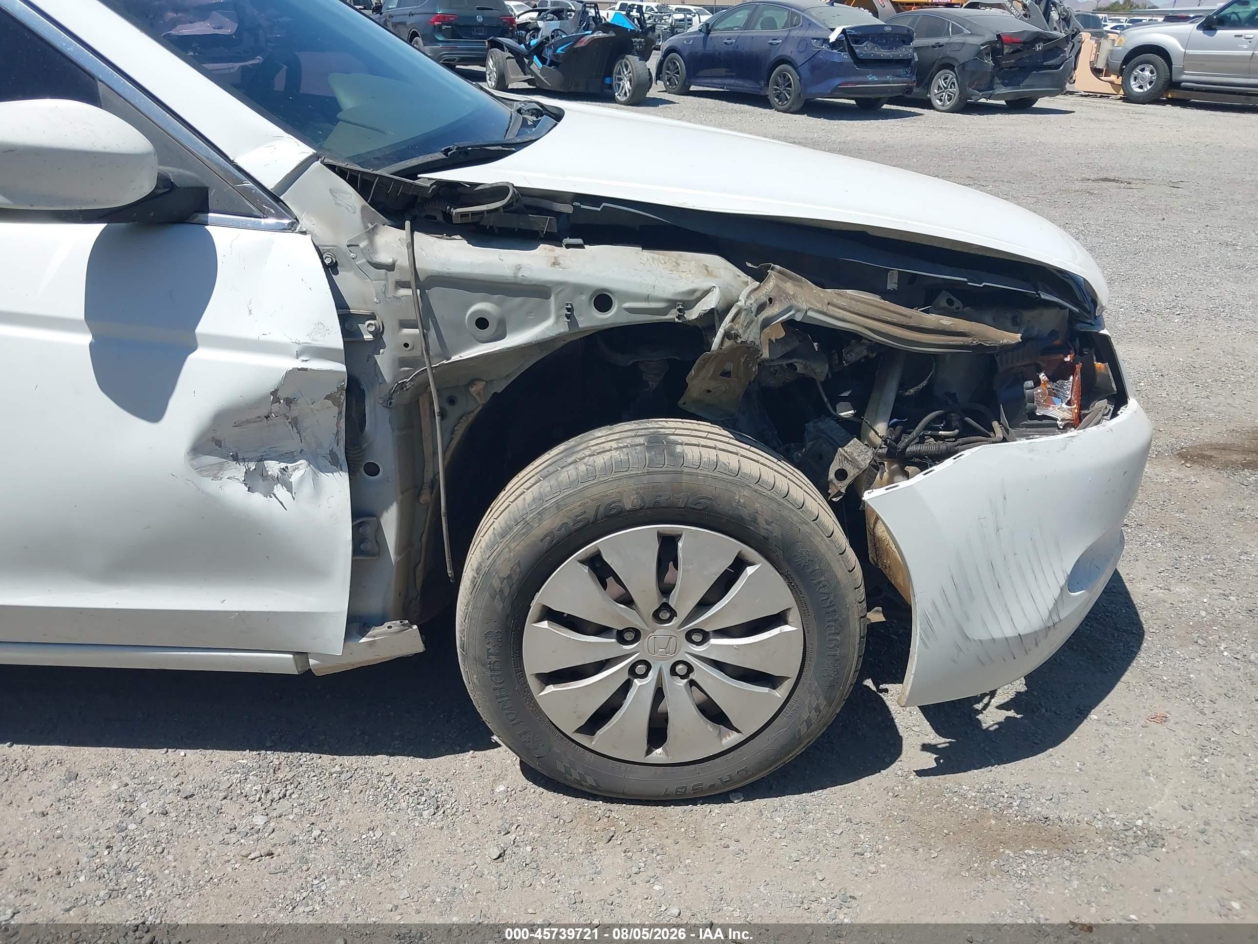 2010 Honda Accord 2.4 Lx Белый vin: 1HGCP2F36AA170060