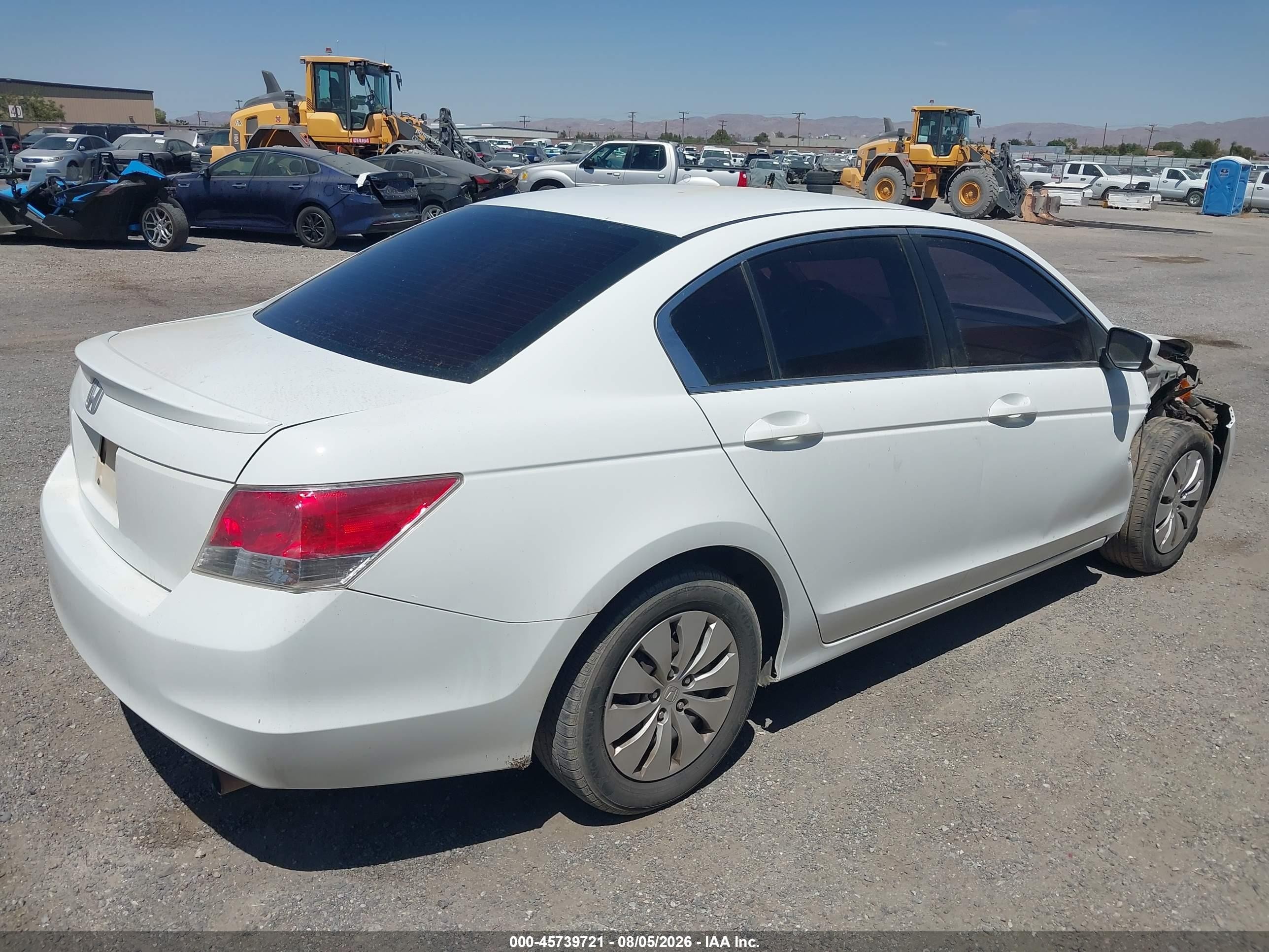2010 Honda Accord 2.4 Lx Белый vin: 1HGCP2F36AA170060